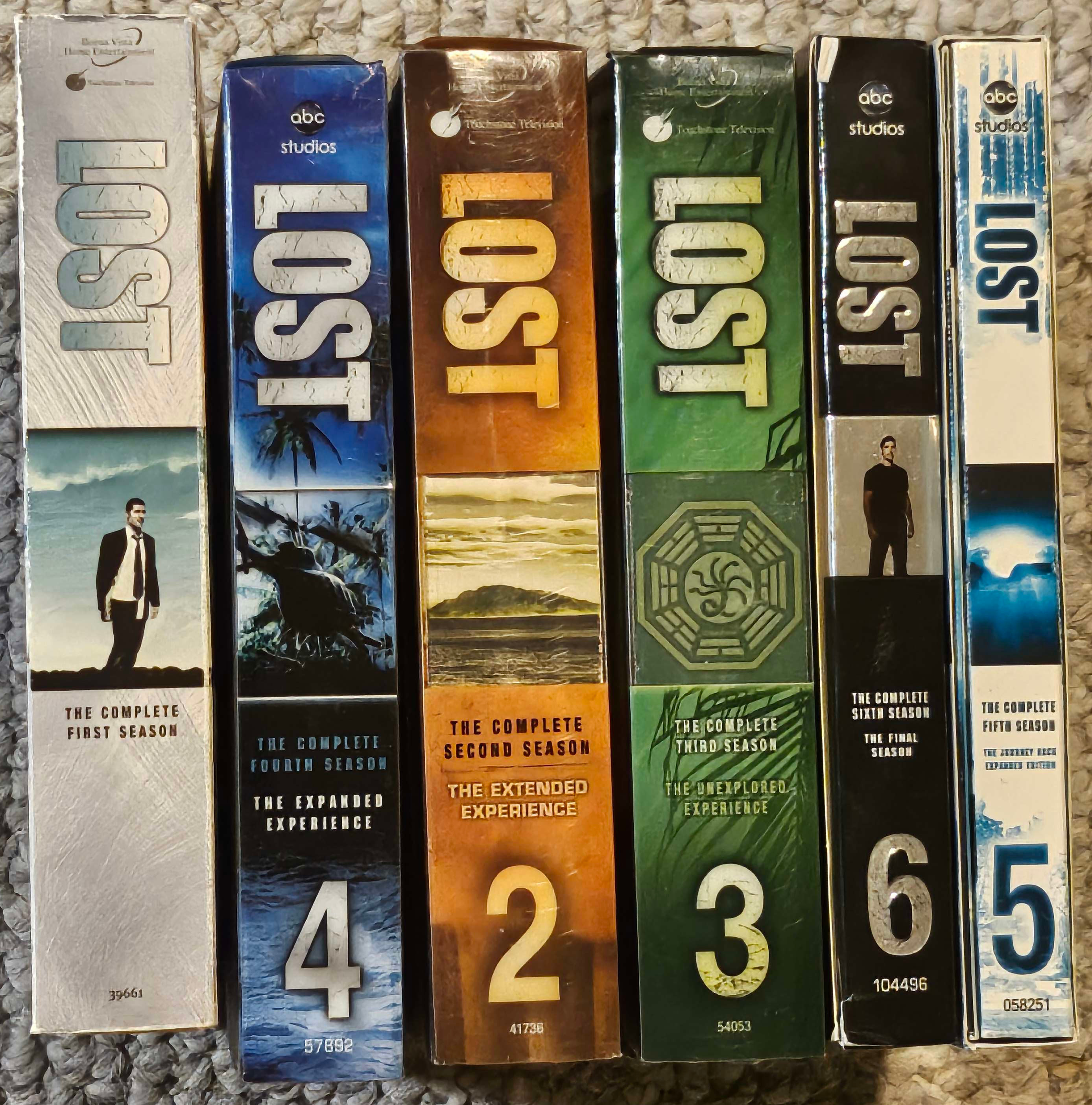 my box set of lost on dvd:] all secondhand from a local bookstore